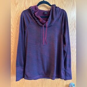 Hottotties Thermal Cowl Neck Hooded Top XL